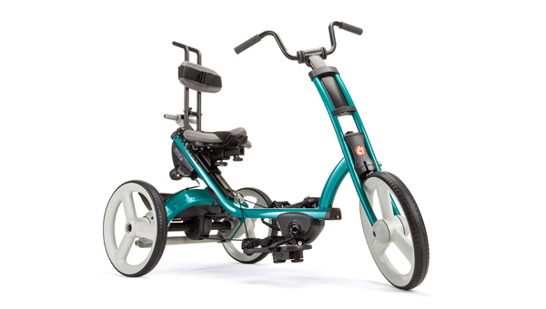 The medium Rifton Adaptive Tricycle in teal