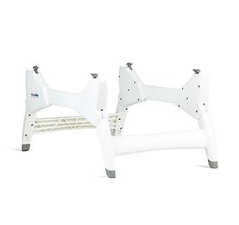 Tub stand for the Rifton Wave shower & bath chair