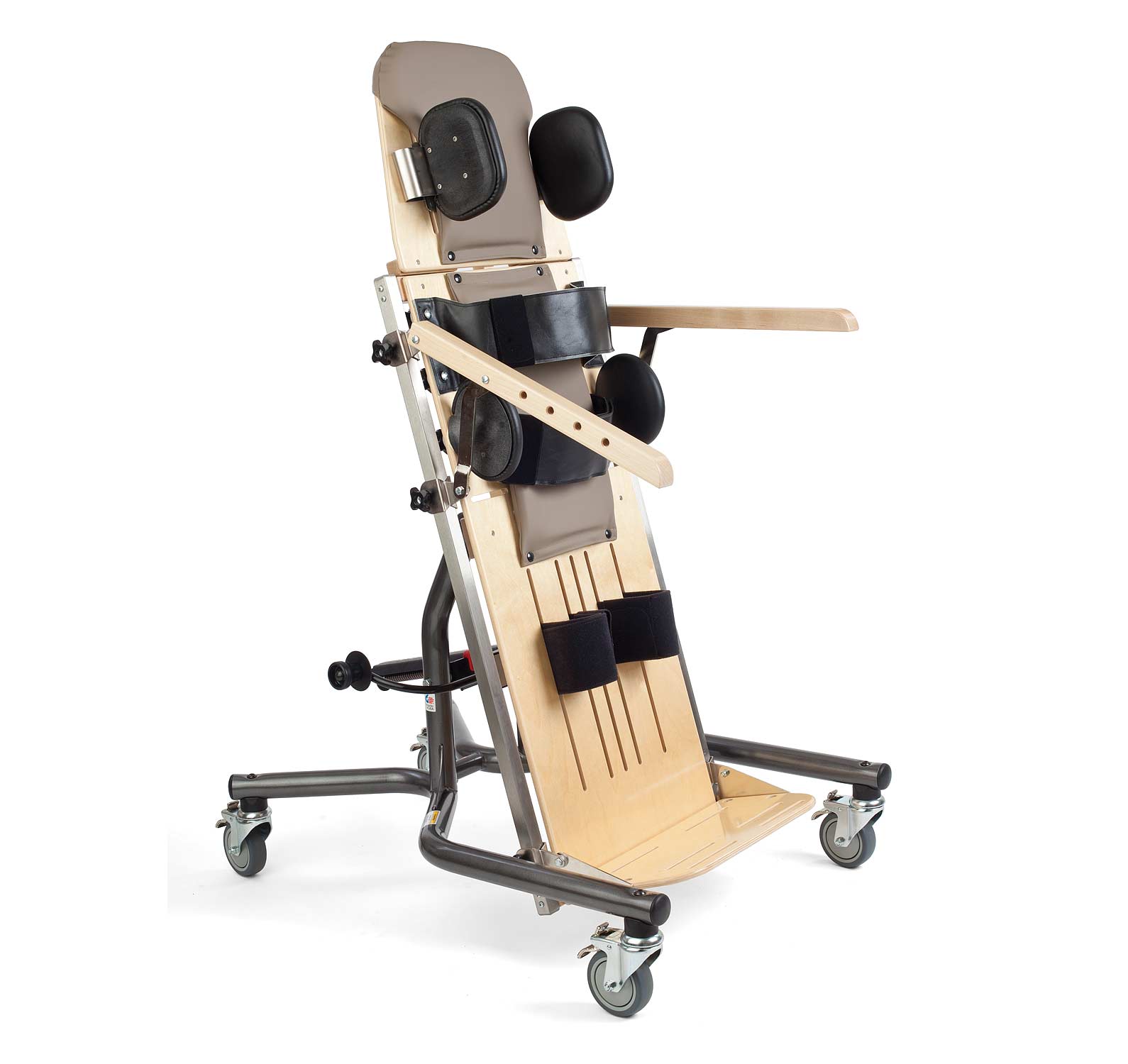 Rifton Prone Standers, supported weightbearing in an upright prone