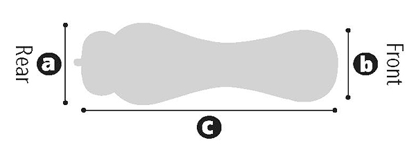 Diagram for Rifton Pacer Gait Trainer MPS Dimensions