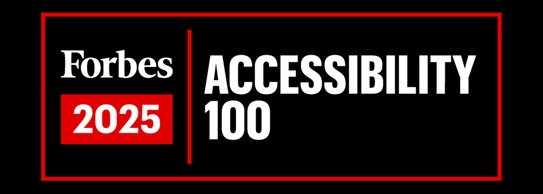 Forbes 2025 Accessibility 100 Logo