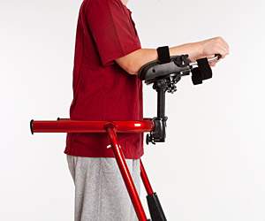 A sideview of the Pacer with just the arm prompts attached 