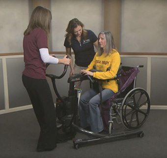 tram walking saddle transfer video