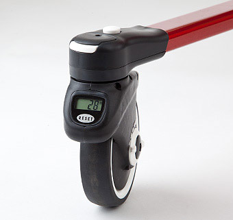 rifton pacer caster odometer feature
