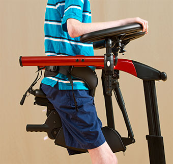 pacer gait trainer multi positioning saddle