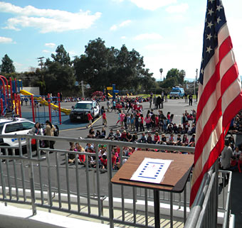Mayflower Elementary School Monrovia donation