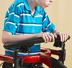 boy using red Rifton Pacer
