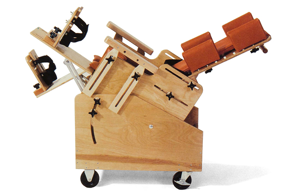 An early “fully adjustable” Rifton chair, c. 1978