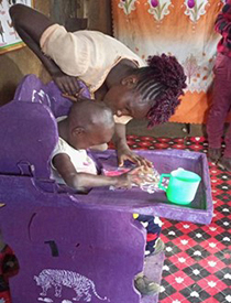 A supportive chair made by APT Kenya