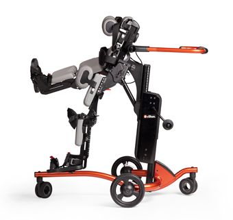 A Size 2 Rifton Stander shown with legs at different angles.