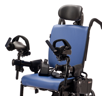 The forearm prompts installed on the Rifton Activity Chair.