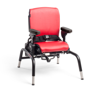 A Rifton Activity Chair with a standard base