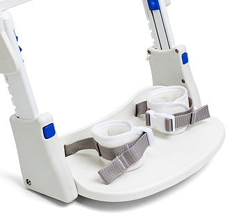 The Rifton HTS (Hygiene and Toileting System) ankle straps.