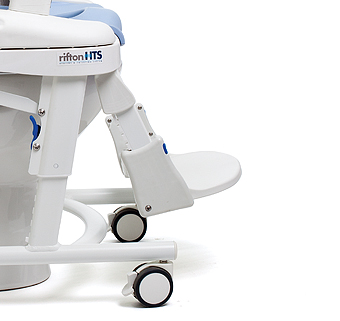 The Rifton HTS (Hygiene and Toileting System) footboard.