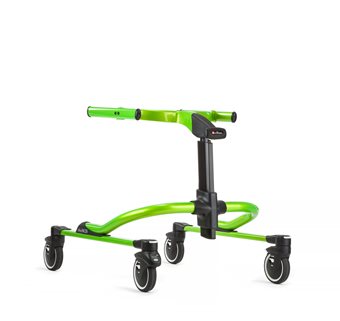 Pink Rifton Pacer gait trainer (K640) with a standard upper frame and standard base.