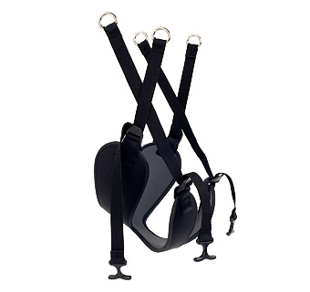 Walking saddle for the Rifton E-Pacer Gait Trainer