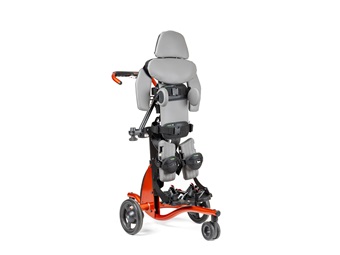 The Size 1 Rifton Stander standing frame in supine position