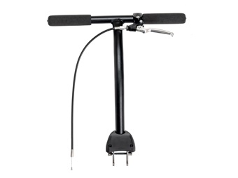 Push handle with rear brake for the Rifton Adaptive Tricycle