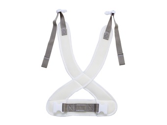 Rifton HTS (Hygiene and Toileting System) butterfly harness.