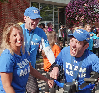 Team Agar at the Reeds Lake Triathlon